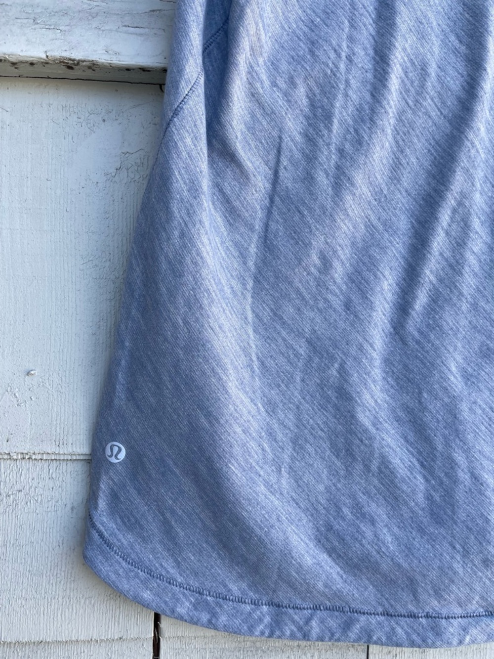 Lululemon Light Blue What The Sport V Neck Tee Size 8-10 - Picture 11 of 12